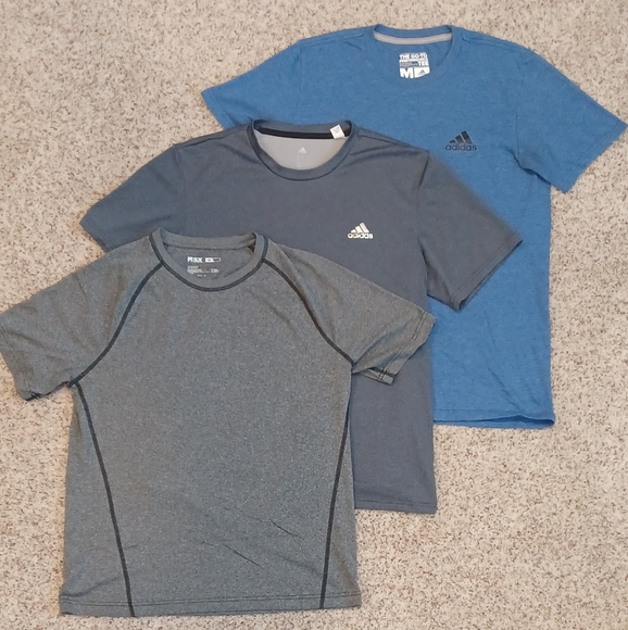 3 Athletic Workout T Shirts Adidas MSX - Picture 1 of 1